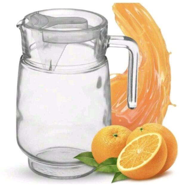 JARRA DE VIDRO 1,6L COM TAMPA - KEHOME