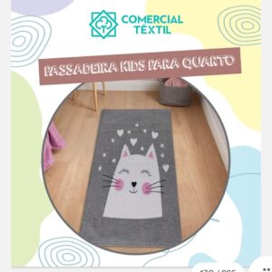 PASSADEIRA KIDS PARA QUARTO 0,65X1,50 (COMERCIAL TEXTIL)
