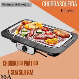 CHURRASQUEIRA ELETRICA MULTILASER 127V GOURMET GO131