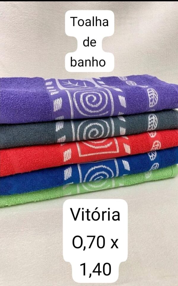 TOALHA DE BANHO VITORIA 0,70 X 1,40