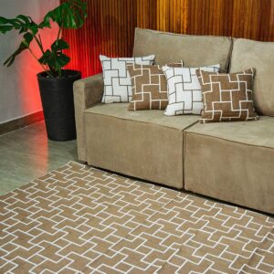 JG 01 TAPETE 1,40 X 2,00 E 04 ALMOFADAS 45 X 45CM