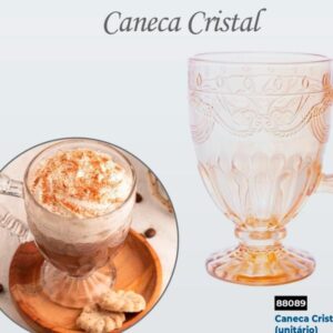 JG CANECA DE CRISTAL AMBAR 190ML 6 PCS - KEHOME