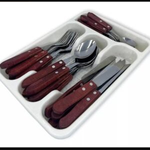 JG DE FAQUEIRO CABO DE MADEIRA C/ 24 PCS - KEHOME
