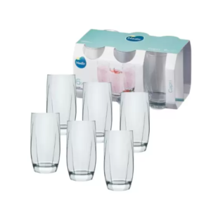 JG COPO VIDRO CAPRI 410ML C/ 6 PCS - NADIR