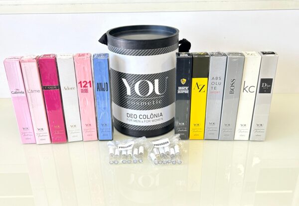 KIT PERFUME NA LATA YOU C/ 12 UNIDADES E PROVADOR - OJC