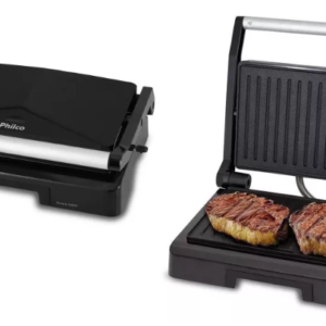 GRILL E SANDUICHEIRA PRESS DIAMANTE PHILCO PGR07P 220V