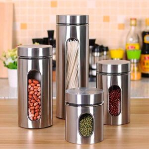 JG DE 4POTES INOX C/ VISOR 1,8L / 1,3L / 1,0L / 630ML - MIMO