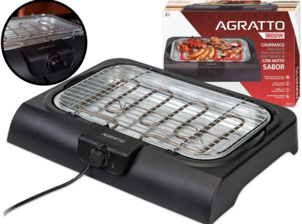 CHURRASQUEIRA ELÉTRICA GRILL MR. CHEFF AGRATTO 220V