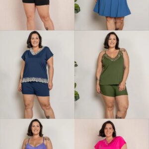 BABY DOLL PLUS SIZE (50 A 54) C/ 10 PECAS IMB