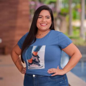 BLUSA FEMININA COM APLIQUE GG C/ 10 PECAS (REIS)