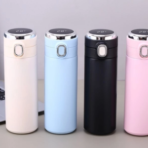 GARRAFA TERMICA STANLEY 420ML C/ TERMOMETRO STITCH