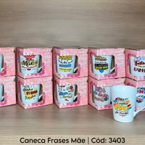 CANECA DE CERAMICA FRASES MAE