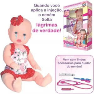 BRINQUEDO BONECA ANALU TOMA VACINA - SIDNYL