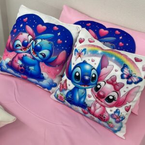 KIT COM 2 ALMOFADAS DO STICTH 45X45