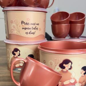 JG DE 1 POTE COM 4 XICARAS C/ PIRES MAE COMPANHEIRA - PLASTI