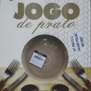 JOGO PRATO COM TALHERES ORIGINAL 24 PCS (M1)