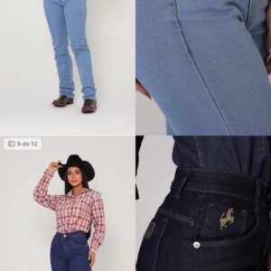 CALCA COUTRY FEMENINA COUBOY CUT COM 10UNID (F)