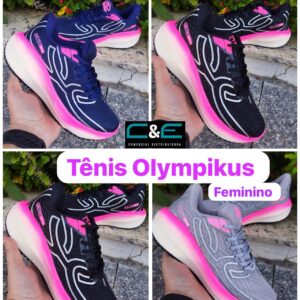 TENIS OLYMPIKUS CORRE MASCULINO/FEMININO C/ 6 PARES