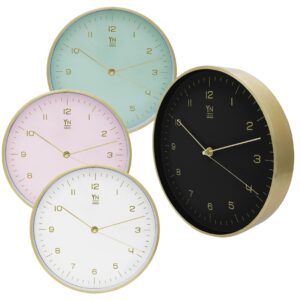 RELOGIO DE PAREDE REDONDO ALUMINIO SORTIDO 25CM