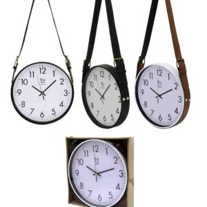 RELOGIO DE PAREDE REDONDO COM ALCA 30X30X4CM