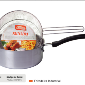 FRITADEIRA COM TELA INDUSTRIA N28 6,60L - ALOESTE