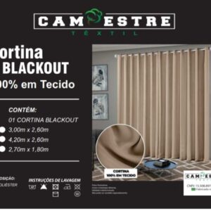 CORTINA BLACKOUT ALTO PADRÃO 3,00M X 2,60M REF. 639