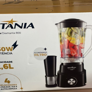 LIQUIDIFICADOR ELETRICO BRITANIA DIAMANTE 800 VERMELHO 220V