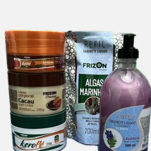 KIT FRIZON BANHO E CORPO C/ 5 PCS