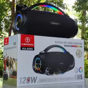 CAIXA DE SOM KA-8595 A PROVA D AGUA COM LED KAPBOM