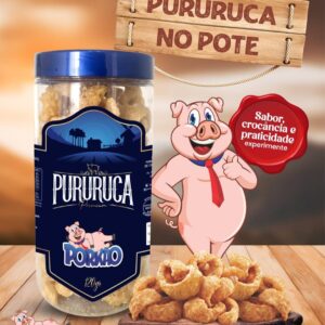 PURURUCA PORKAO NO POTE SABORES MISTO 120G C/12 UNIDADES