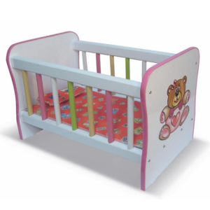BRINQUEDO BERCO DE BONECA SIMPLES MDF