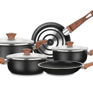 JOGO DE PANELA CERAMICA C/ 5 PCS T. VIDRO - MTA