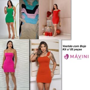 VESTIDO COM BOJO C/ 5 - MAVINI