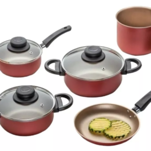 JG DE PANELAS ANTIADERENTE RUBI C/ 5 PCS