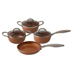 JOGO DE PANELA DE COBRE C/ 4 PCS CK7471 - CLINK