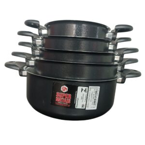 JOGO DE CACAROLA SM FINA 16/24 C/ 5 PCS T. VIDRO