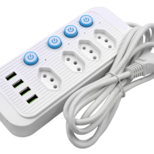 EXTENSAO ELETRICA 5M 4 TOMADAS E 4 USB - NEW ION / KA-7016