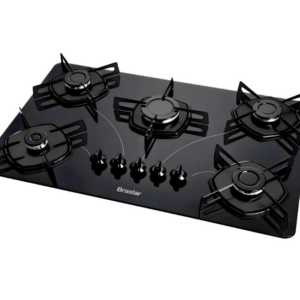 FOGAO COOKTOP 5 BOCAS BRASLAR